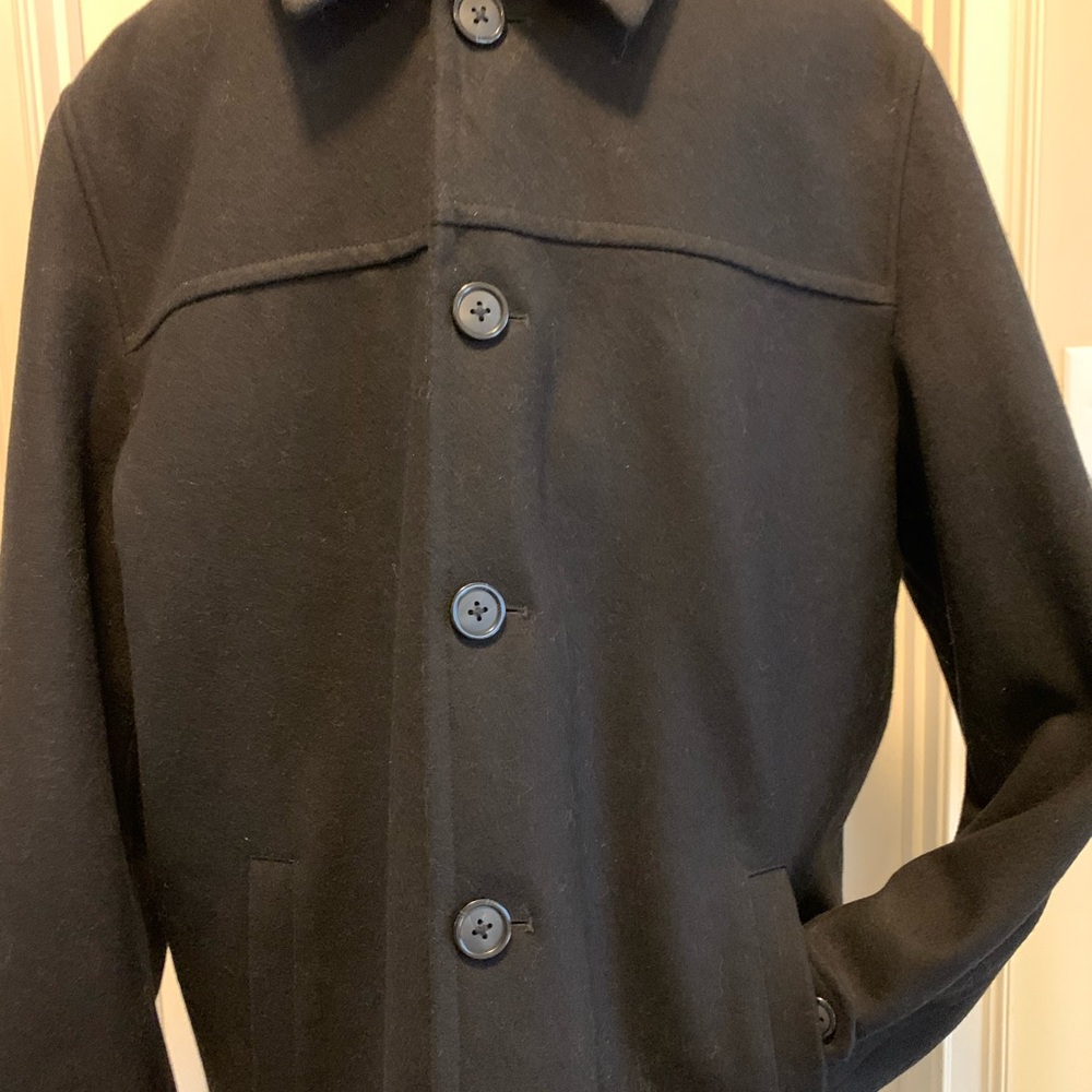 Structure Black, Lined wool-blend jacket in like-new condition size large - Picture 8 of 10